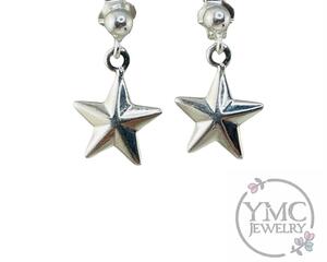 Sterling Silver Star Earrings