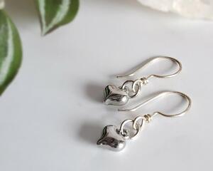 Sterling Silver Heart Earrings