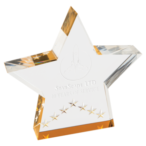 Gold star award