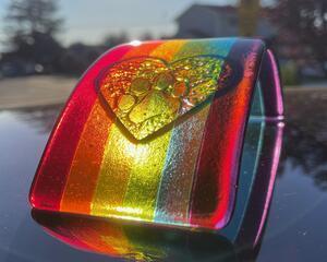 Paw imprint in heart 3D