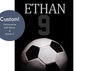 Personalized soccer art