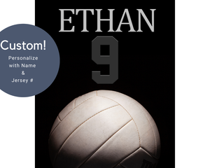 Personalized Volleyball Art
