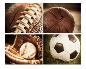 Vintage Sports Print Set