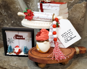 Merry Christmas Tray Set