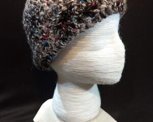 Black, grey, red, blue