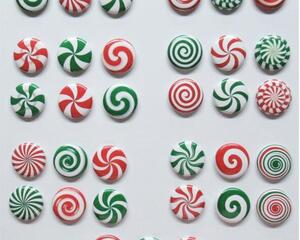 Refrigerator Magnets, Christmas Candy