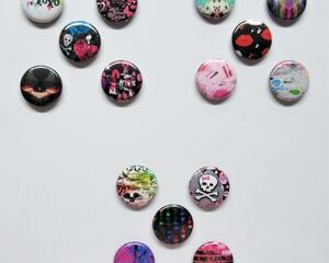 Refrigerator Magnets, Girl Punk Designs