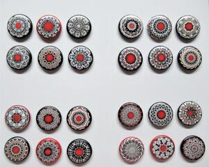 Refrigerator Magnets, Silver Shield