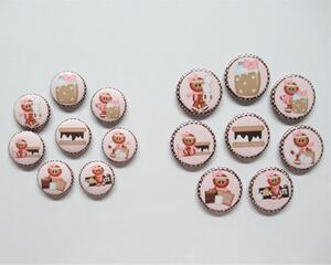 Refrigerator Magnets, Gingerbread Smores