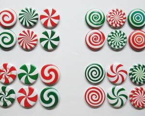 Refrigerator Magnets, Christmas Candy