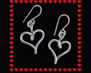 bendi's heart earrings