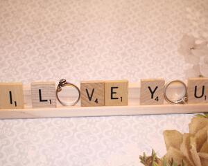 i love you ring holder