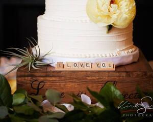 i love you wedding sign decor