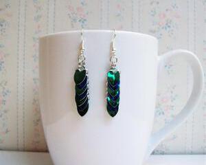 Scalemaille Earrings - 7 Tiny Scales