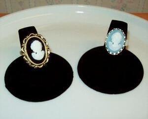 Victorian Lady Cameo Adjustable Ring