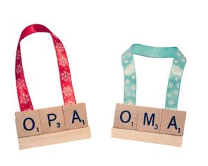 opa and oma ornament