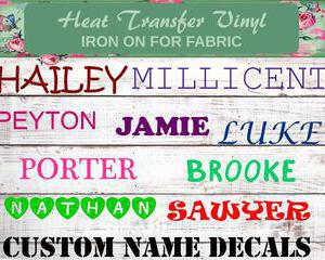 custom shirt iron ons