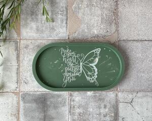 Engraved trinket tray