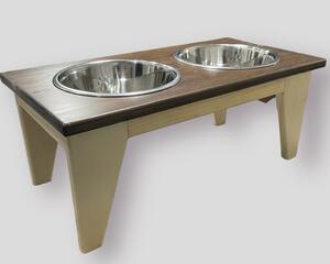 Dark walnut / natural base