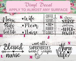 school nurse decals