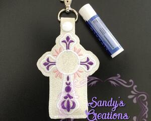Cross Lip Balm Holder