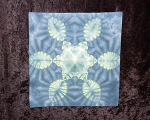 100% Cotton Bandana - Greens and Blues