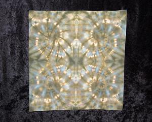 100% Cotton Bandana - Green, Gray, Purple