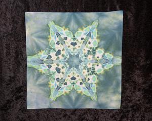 100% Cotton Bandana - Greens and Blues