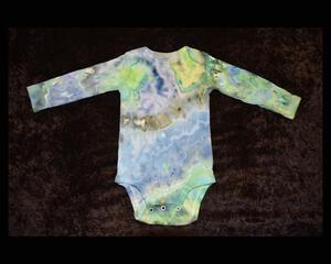 18 mo. bodysuit - Blue & Green Geode