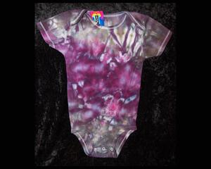 24 mo. bodysuit - Plum (Purple) & Gray