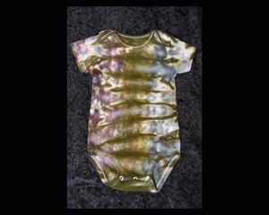 24 mo. bodysuit - Shiitake Mushroom, Moss Green, Pewter