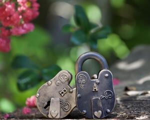 6 Year Anniversary, Iron, CUSTOMIZED PADLOCK "Love Lock" Personalized, Wedding, Anniversary, Proposal, Gift