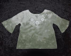 24mo Bell-sleeved Shirt - Sage Green