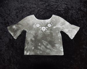 24mo Bell-sleeved Shirt - Sage Green