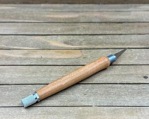 custom wood handled xacto blade