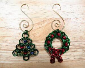 Chainmaille Christmas Ornament