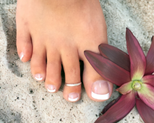 Sterling Silver Toe Ring for Woman Adjustable