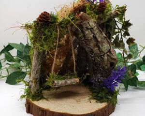 Fairy House, Fairy Natural House, Outdoor Fairy House, Fairy Woodland House, Handmade Fairy House, Miniature Fairy Garden House, Fairy Garden Home, Miniature House
@Wee World Construction, @goblincore, @fairycore, @fairyhouse