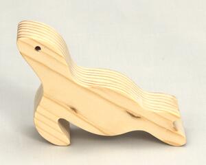 This is a freestanding and stackable wooden seal cutout from my Itty Bitty Animal Collection. It can be used as a toy or for crafting, and is an excellent addition to any pretend play collection.