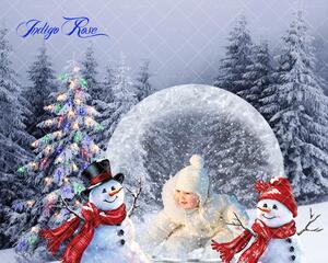 Snowmen and Snow Globe