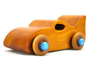 Toy Bat Car Handmade From Wood And Finished With Amber Shellac From My Play Pal Collection