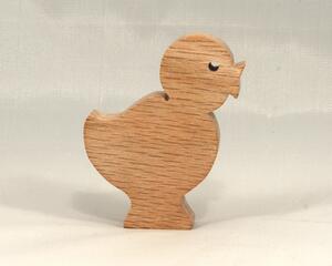 Toy Bird, Chick Cutout, Handmade, Unpainted, Paintable, Ready To Paint, Freestanding, from Itty Bitty Animal Collection