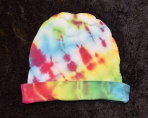 Knit Cap - Rainbow stripes