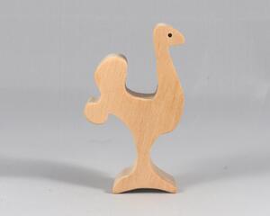 Toy Ostrich Cutout Handmade Unfinished, Unpainted, Paintable, and Ready To Paint, Freestanding From My Itty Bitty Animals Collection