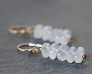 Rainbow Moonstone Earrings