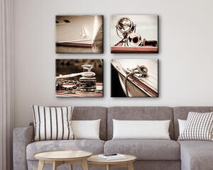 Vintage Yacht Print Set
