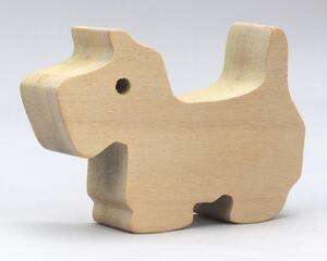 Handmade Wood Toy Puppy Cutout Scottish Terrier Dog, Unfinished and Ready to Paint From My Itty Bitty Animal Collection