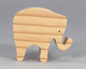 Toy Elephant Cutout Handmade Unfinished Unpainted Ready to Paint For Crafts Or Toys From My Itty Bitty Animal Collection