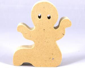 Halloween Ghost Blank Cutout Handmade Freestanding, Unfinished Unpainted and Ready to Paint Use For Decor, Crafts, or Toys Made From 3/4 Inch MDF