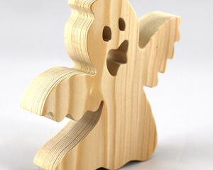 Halloween Ghost Cutout Unfinished, Unpainted and Ready to Paint For Decor Crafts Or Toys From My Snazzy Spooks Collection